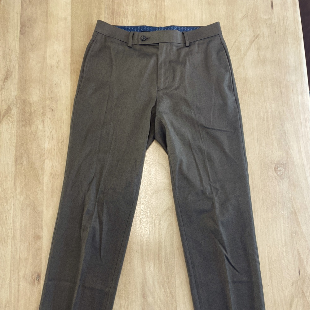 Ralph Lauren Brown wool blend textured men’s dress pants